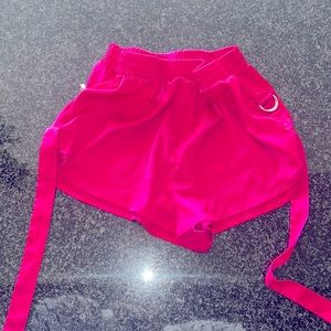Super silky n pink comfy festival booty shorts, never worn